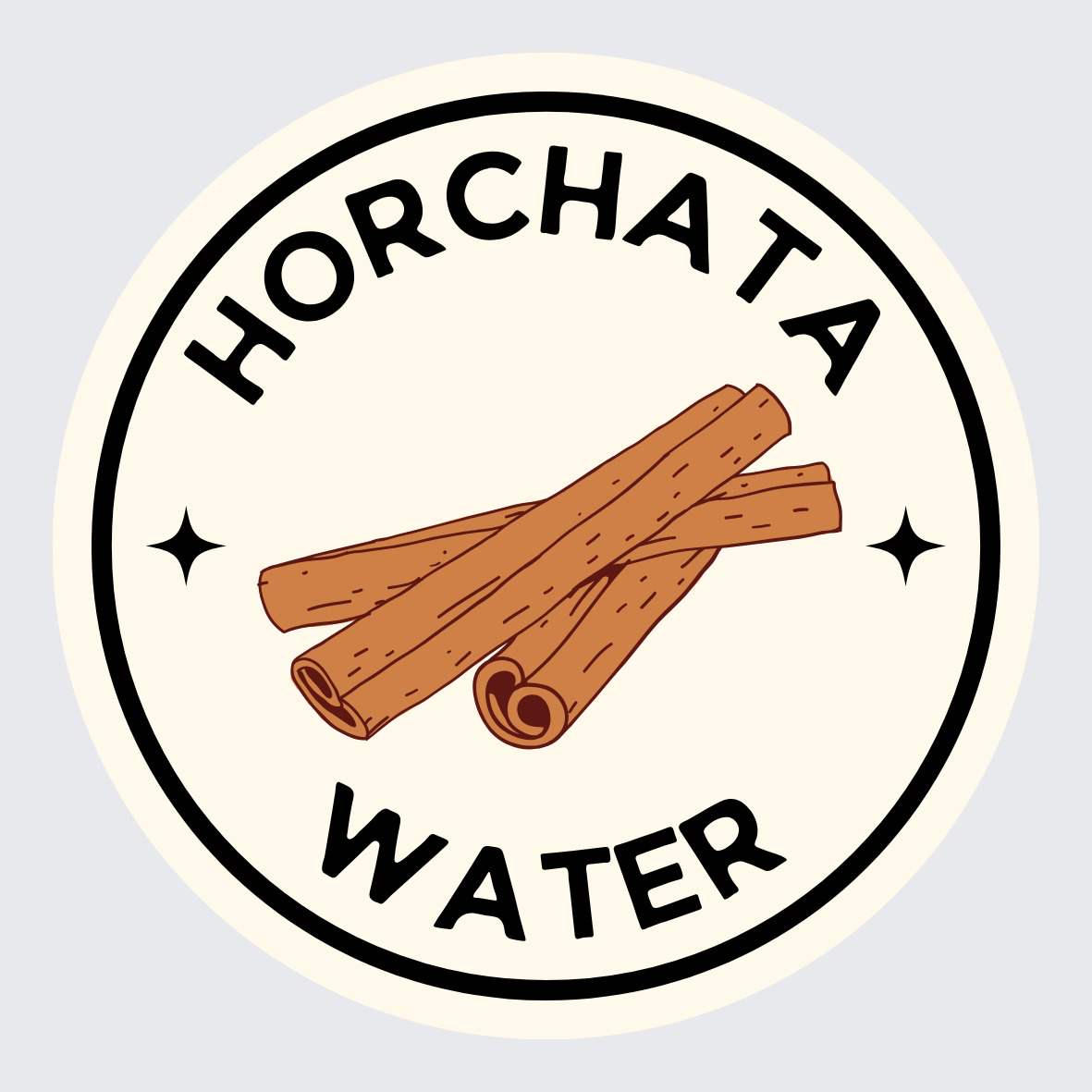 pegatina de horchata